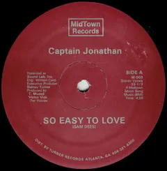 Captain Jonathan – So Easy To Love (Vinyl, 12")