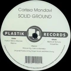 Carissa Mondavi – Solid Ground (Vinyl, 12")