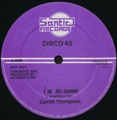 Carroll Thompson – I'm So Sorry (Vinyl, 12")