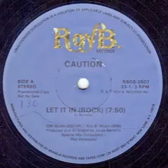 Caution Roy B. Records – Let It In (Rock) (Vinyl, 12")