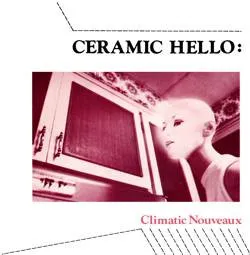 Ceramic Hello – Climatic Nouveaux