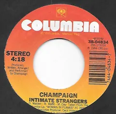 Champaign – Intimate Strangers (Vinyl, 7")