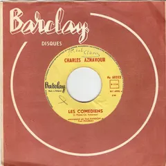 Charles Aznavour – Les Comédiens (Vinyl, 7")