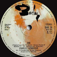 Charles Aznavour – She (Vinyl, 7")