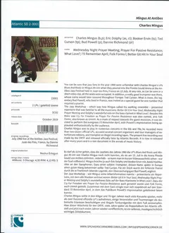 Charles Mingus Speakers Corner Records – Mingus At Antibes (Vinyl, LP)