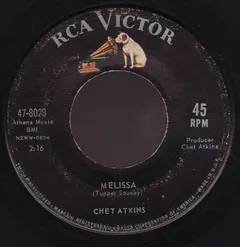 Chet Atkins – Melissa / Down Home (Vinyl, 7")