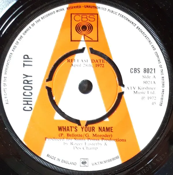 Chicory Tip – What's Your Name