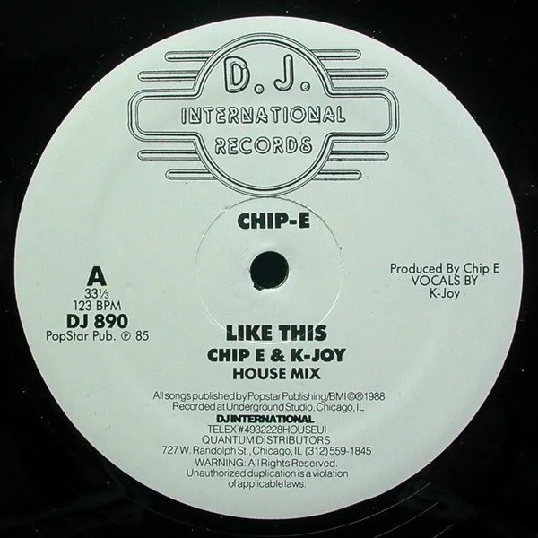 Chip E* & K-Joy* – Like This