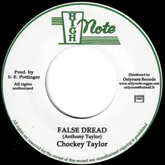 Chockey Taylor* – False Dread (Vinyl, 7")