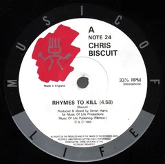 Chris Biscuit – Rhymes To Kill (Vinyl, 12")