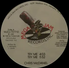 Chris McDaniel – Try Me (Vinyl, 12")