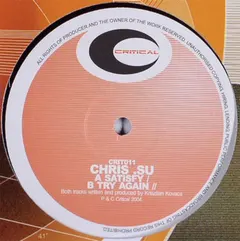 Chris .Su* – Satisfy / Try Again (Vinyl, 12")