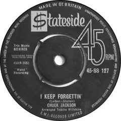 Chuck Jackson – I Keep Forgettin' (Vinyl, 7")