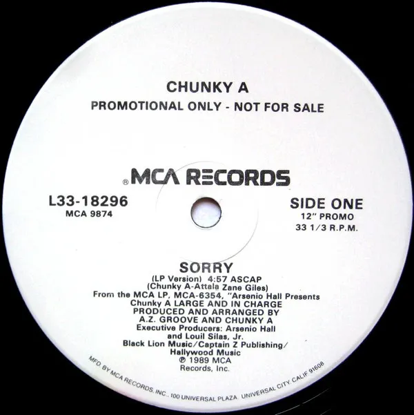 Chunky A – Sorry