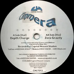 Cimmera – Depth Charge / Zero Gravity (Vinyl, 12")