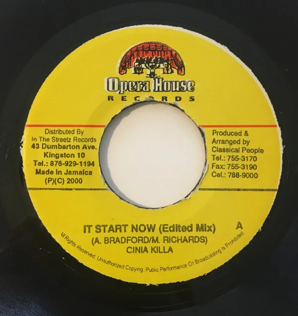 Cinia Killa – It Start Now