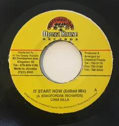 Cinia Killa – It Start Now (Vinyl, 7")