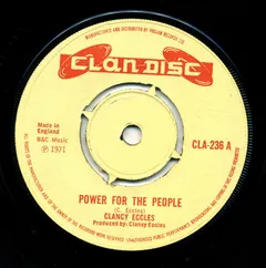 Clancy Eccles / The Dynamites – Power For The People (Vinyl, 7")