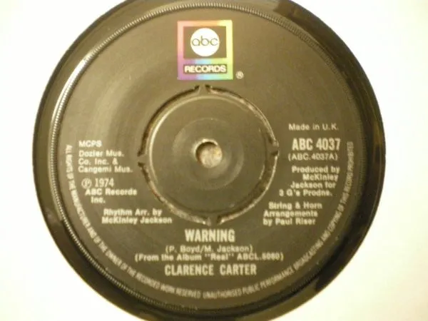 Clarence Carter – Warning