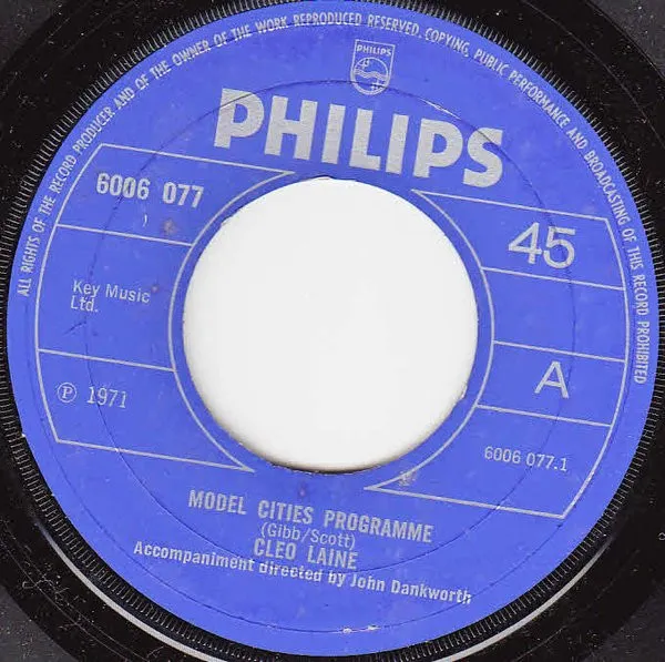 Cleo Laine – Model Cities Programme