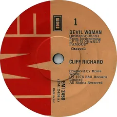 Cliff Richard – Devil Woman (Vinyl, 7")