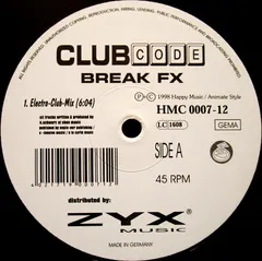 Club Code (3) – Break FX (Vinyl, 12")