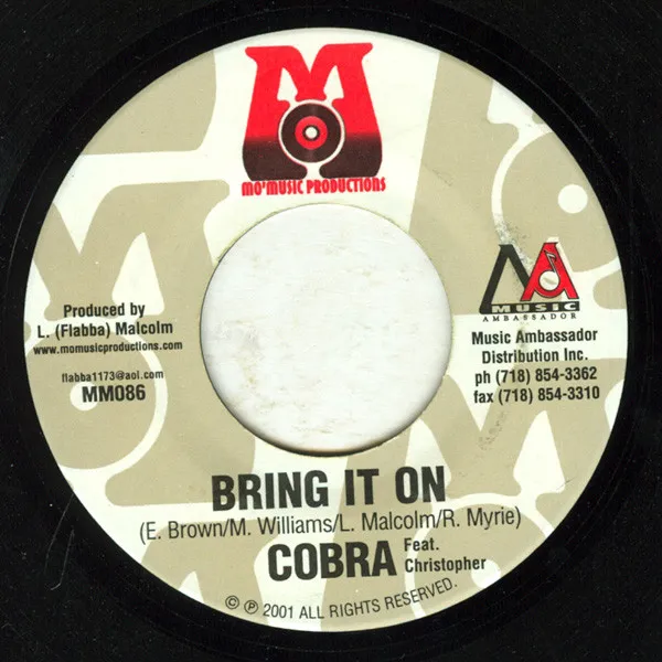 Cobra* / Christopher (7) – Bring It On / It's On