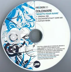 Coldware – What's Your Name (CDr, Single)