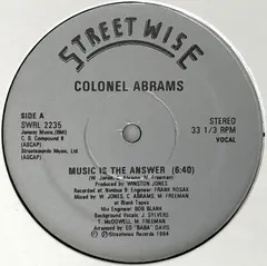 Colonel Abrams – Music Is The Answer (Vinyl, 12")