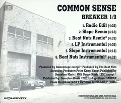 Common Sense* – Breaker 1/9 (CD, Single)