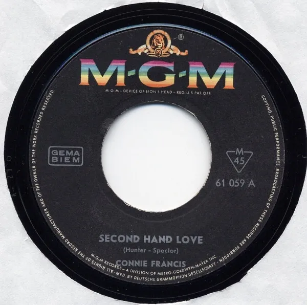 Connie Francis – Second Hand Love