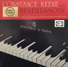 Constance Keene – Plays Mendelssohn (Vinyl, LP)
