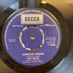 Cool Breeze (4) – Summertime Sunshine (Vinyl, 7")