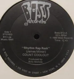 Count Coolout Boss Records – Rhythm Rap Rock (Vinyl, 12")