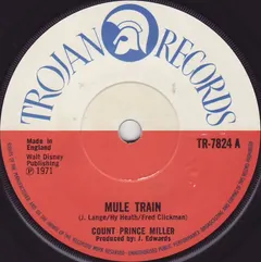 Count Prince Miller Trojan Records – Mule Train (Vinyl, 7")