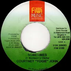 Courtney "Yogie" John* – Sometimes (Vinyl, 7")