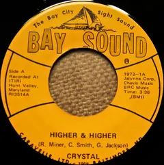 Crystal (57) – Higher & Higher / Funky Finger (Vinyl, 7")