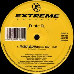 D.A.D. – Immagini (Vinyl, 12")