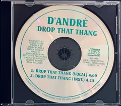 D'Andre (3) – Drop That Thang (CD, Single)