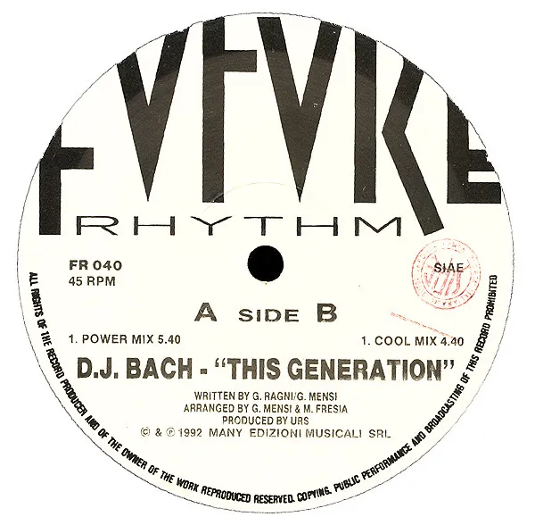D.J. Bach* – This Generation