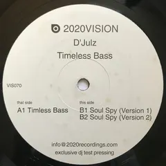 D'Julz – Timeless Bass (Vinyl, 12")