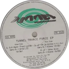 D.K. Dent / A3 (2) – Tunnel Trance Force EP (Vinyl, 12")