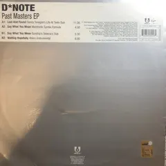 D*Note – Past Masters EP (Vinyl, 12")