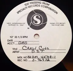 D.S.T.* – Crazy Cuts (Vinyl, 12")