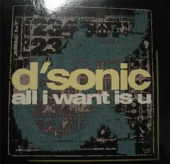 D'Sonic – All I Want Is U (Vinyl, 12")