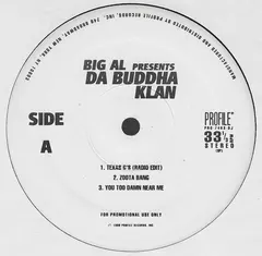 Da Buddha Klan – Texas G's (Vinyl, 12")