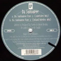 Da Sunlounge – Da Sunlounge (Part 2) (Vinyl, 12")