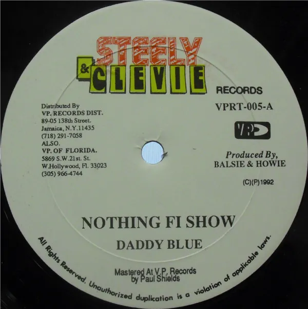 Daddy Blue – Nothing Fi Show