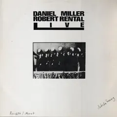 Daniel Miller & Robert Rental – Live (Vinyl, LP)