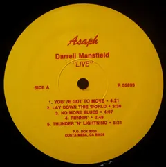 Darrell Mansfield – "Live" (Vinyl, LP)